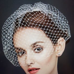 Wedding Blusher with Rhinestone Comb